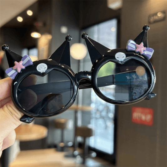 Kids Black Kuromi Sunglasses (2yrs - 8yrs) - Kidsxtra