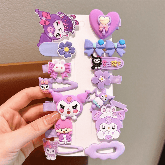 Kids Kuromi Hair Clip Set - Kidsxtra